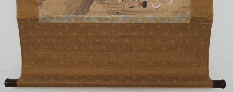 JAPON - ROULEAU suspendu ( kakejiku 掛け軸de Watanabe Kazan 渡辺崋山 (1793-1841), comp…