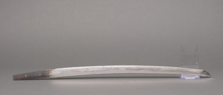 JAPON. XVIIIe siècle (période Edo) - SABRE Wakizashi Shinto en koshirae laqué m…