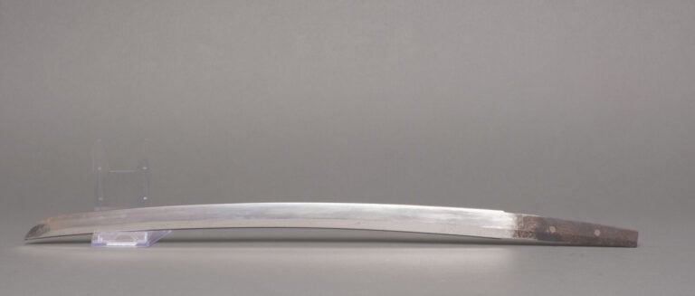 JAPON. XVIIIe siècle (période Edo) - SABRE Wakizashi Shinto en koshirae laqué m…