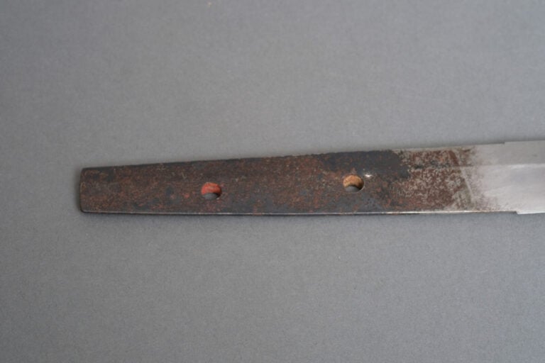 JAPON. XVIIIe siècle (période Edo) - SABRE Wakizashi Shinto en koshirae laqué m…