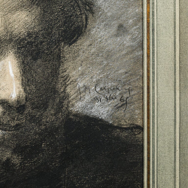 Jean-Baptiste CARPEAUX (Valenciennes 1827 - Courbevoie 1875) - Portrait d'homme…