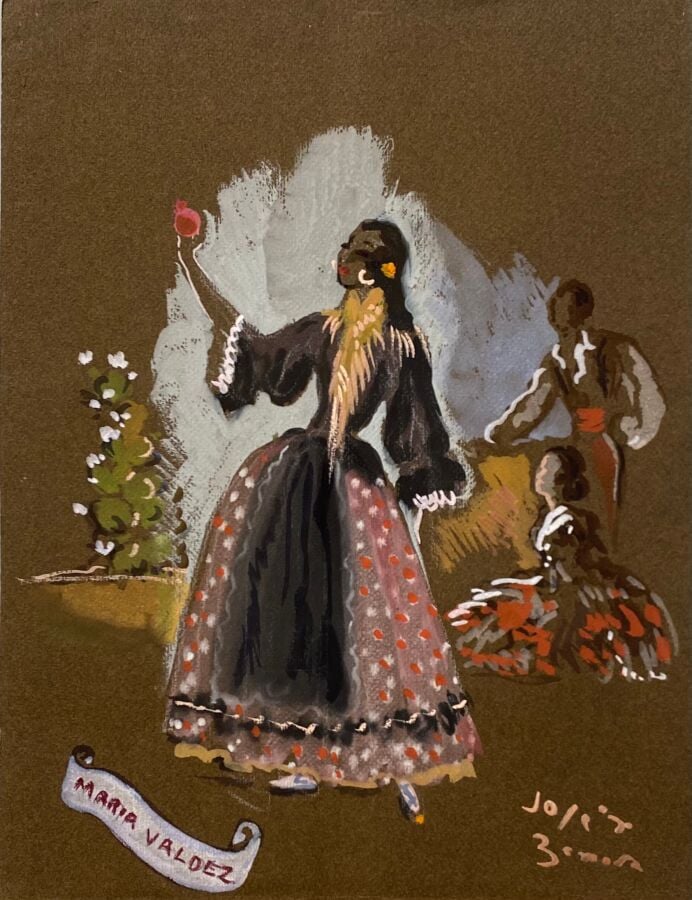 José DE ZAMORA (1889-1971) - Costumes : Dona Serafina ; dona Urraca ; Inez Mend…