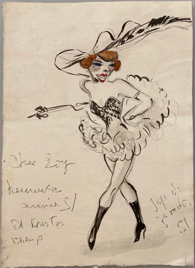 José DE ZAMORA (1889-1971) - Costumes : Dona Serafina ; dona Urraca ; Inez Mend…