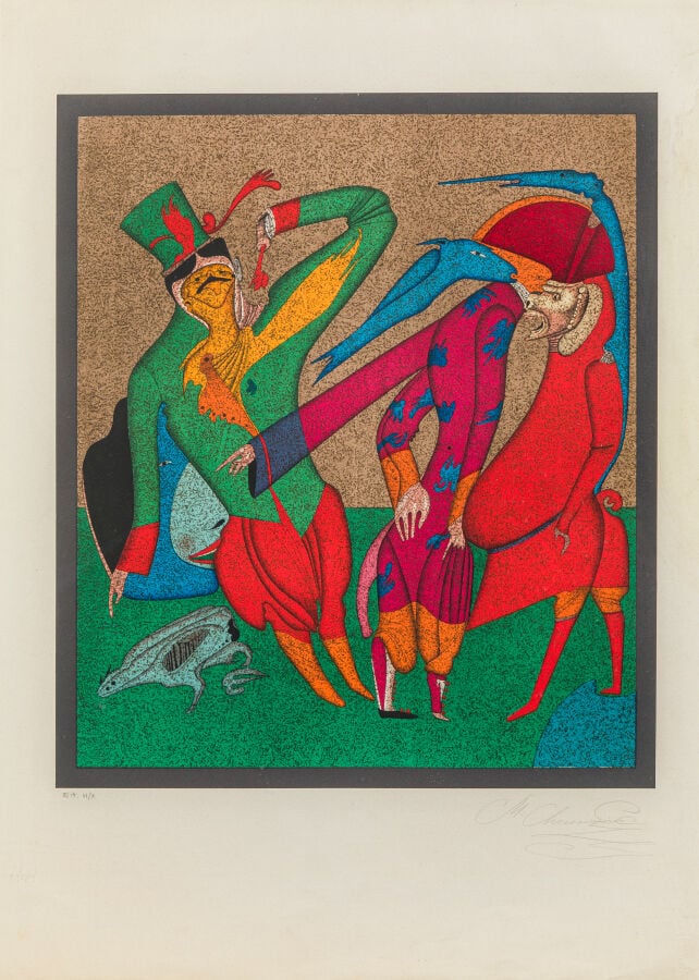 Michel CHEMIAKINE (1943-) (03041) - Carnaval - Deux lithographies sur papier, s…