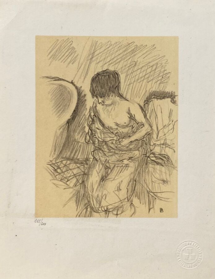 PIERRE BONNARD (1867-1947) d'après - Les bonbons ; Tête d'enfant ; Femme assise…