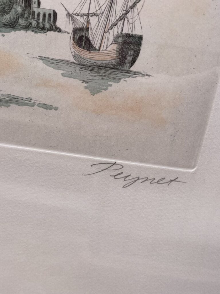 Raymond PEYNET (1908-1999) - Les amoureux - Lithographie en couleurs - Signée,…