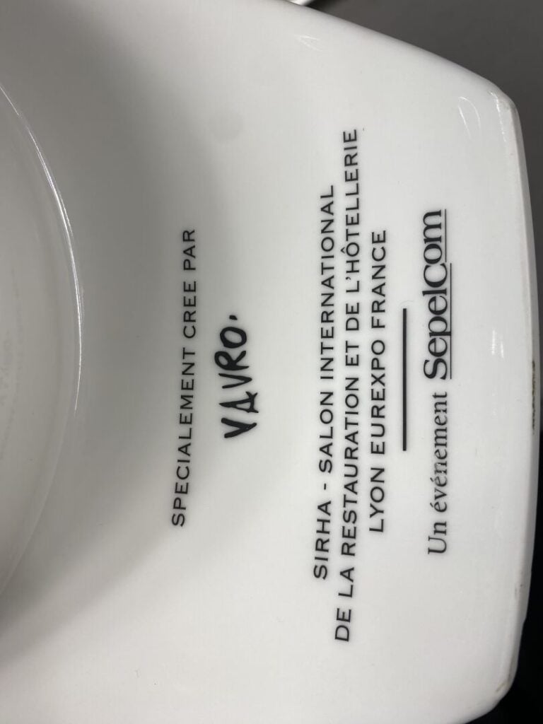 Villeroy et Boch - BOCUSE D OR, modèle crée Vavro pour le Sirha de Lyon 2009 co…