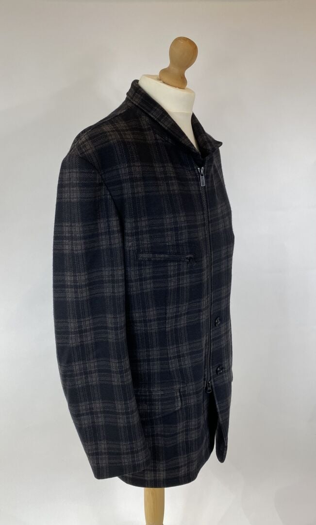 Y-3 par Yohji Yamamoyto x Adidas - Veste pour homme asymétrique en lainage quad…