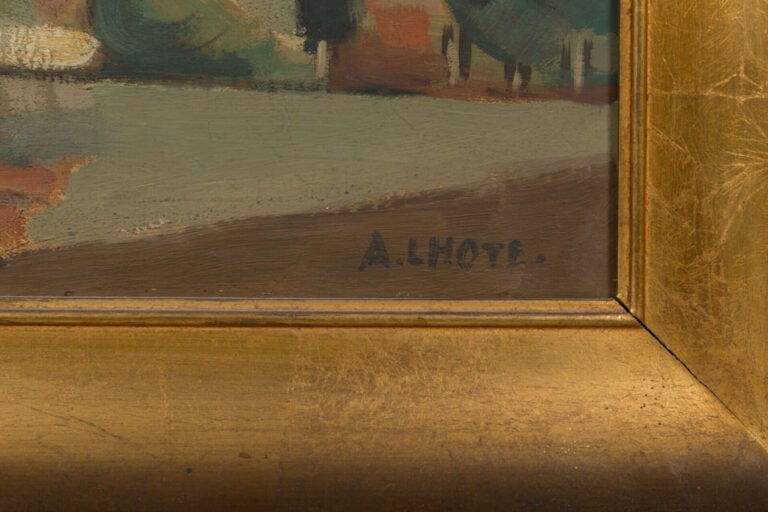 ANDRÉ LHOTE (1885-1962) - Paysage de Mirmande, c.1930 - Huile sur toile, signée…