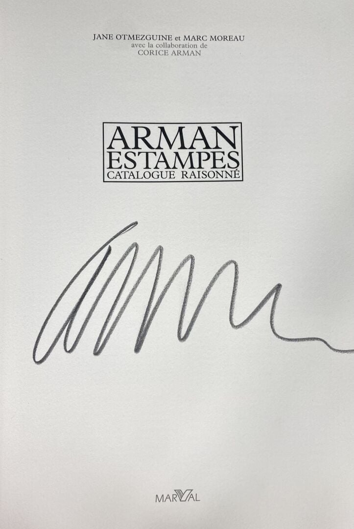 ARMAN (1928-2005) - Catalogue Raisonné des Estampes - 1990 - Textes de Jane OTM…