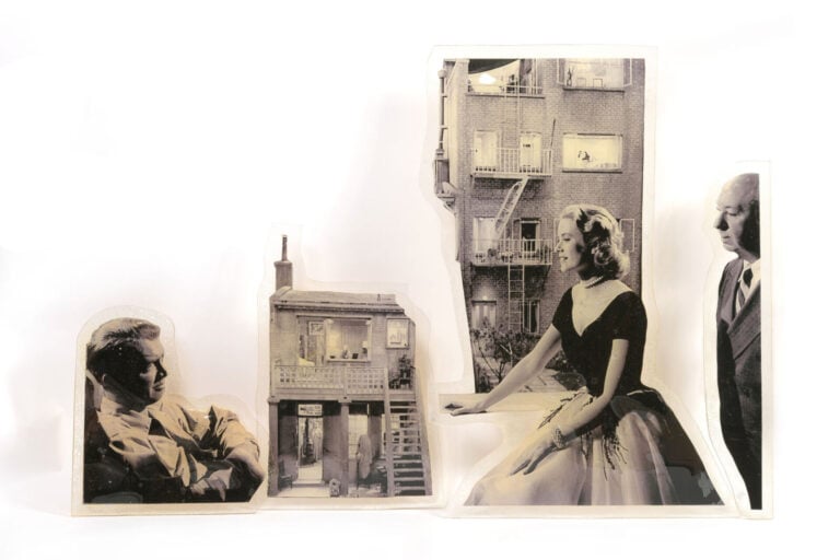 Ensemble de 8 éléments à poser en plexiglas à l'effigie de Grace KELLY et diver…