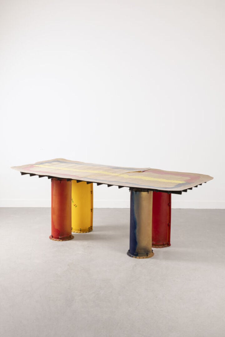 GAETANO PESCE (1939-2024) - Pièce unique - Table de la série « Nobody's perfect…