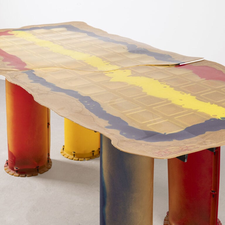 GAETANO PESCE (1939-2024) - Pièce unique - Table de la série « Nobody's perfect…