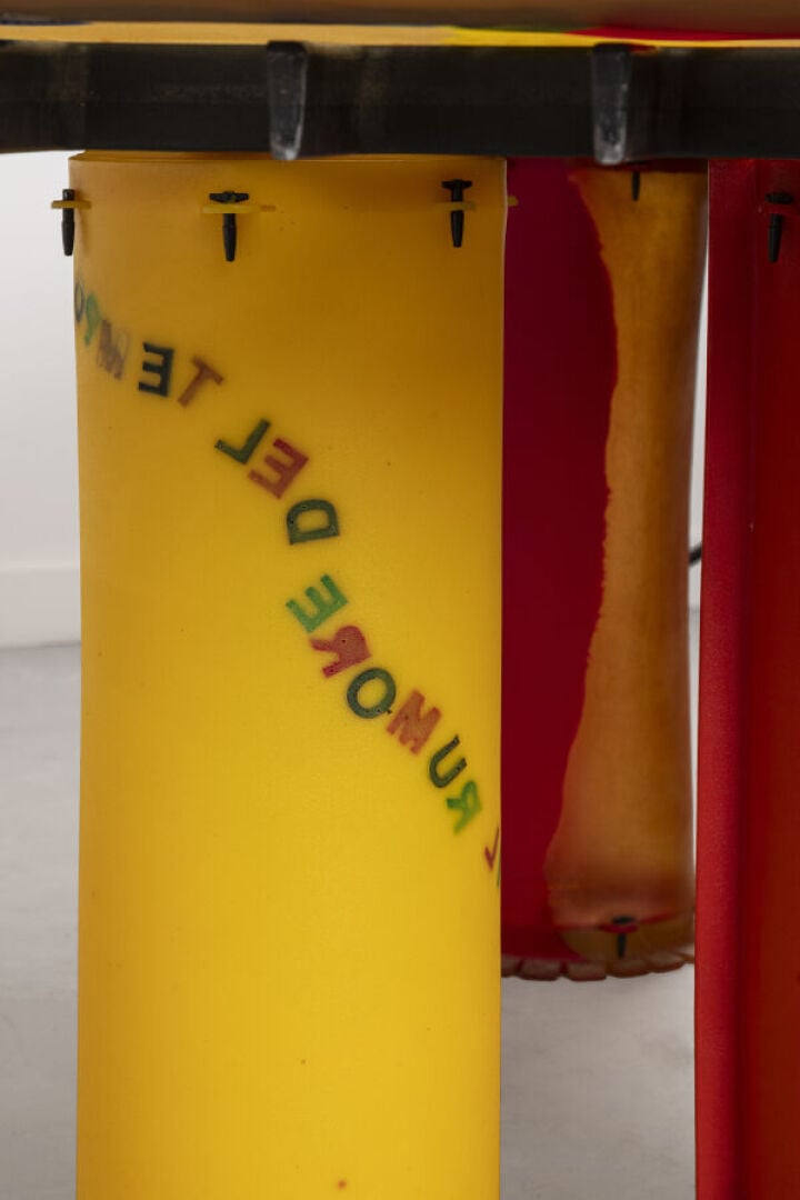 GAETANO PESCE (1939-2024) - Pièce unique - Table de la série « Nobody's perfect…