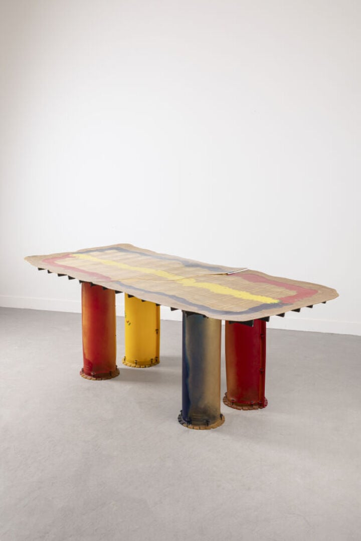 GAETANO PESCE (1939-2024) - Pièce unique - Table de la série « Nobody's perfect…