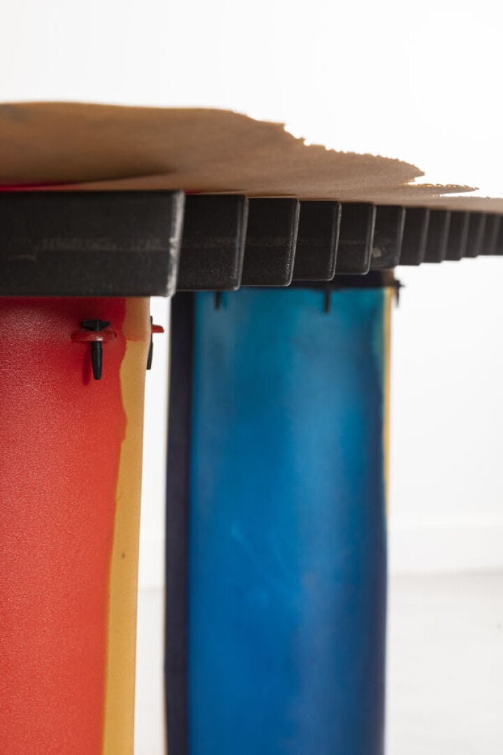 GAETANO PESCE (1939-2024) - Pièce unique - Table de la série « Nobody's perfect…