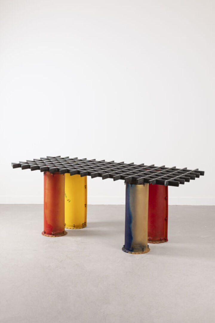 GAETANO PESCE (1939-2024) - Pièce unique - Table de la série « Nobody's perfect…