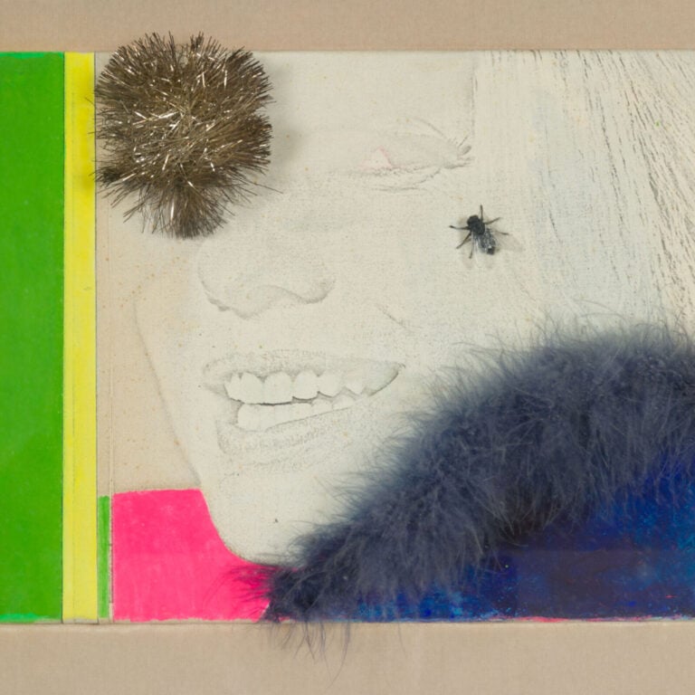 Martial RAYSSE (1936-) - Marilyn, 1962 - Technique mixte (peinture, collage de…
