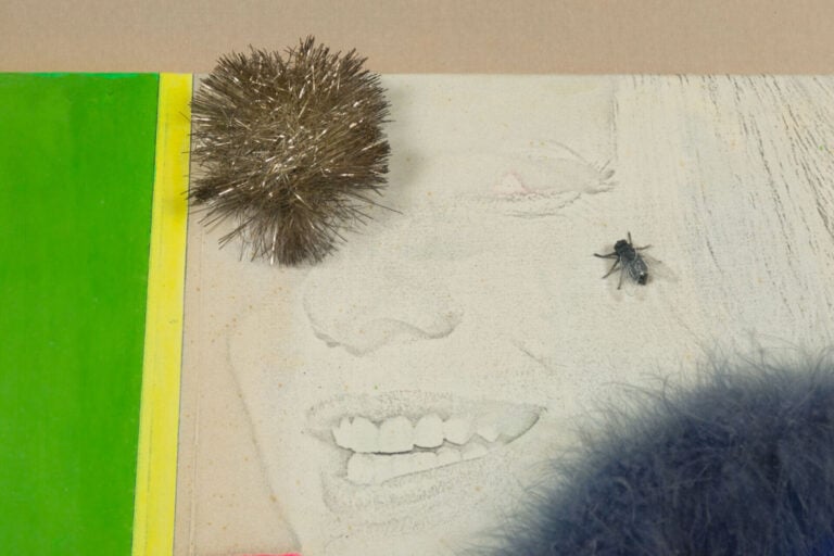 Martial RAYSSE (1936-) - Marilyn, 1962 - Technique mixte (peinture, collage de…