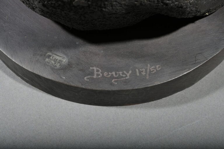 Philippe BERRY (1956-2019) - Equilibre de nounours - Epreuve en bronze à patine…