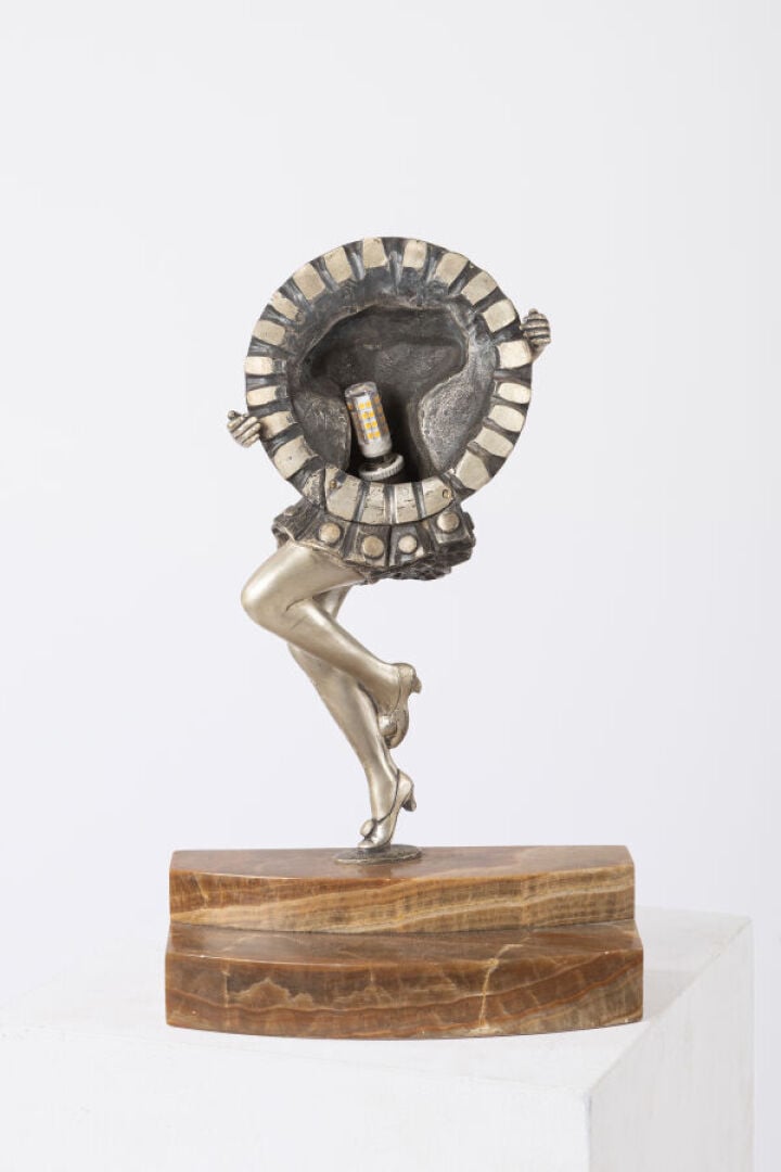 PIERRE LAUREL DIT PIERRE LE FAGUAYS (1892-1962) - Sculpture éclairante en bronz…