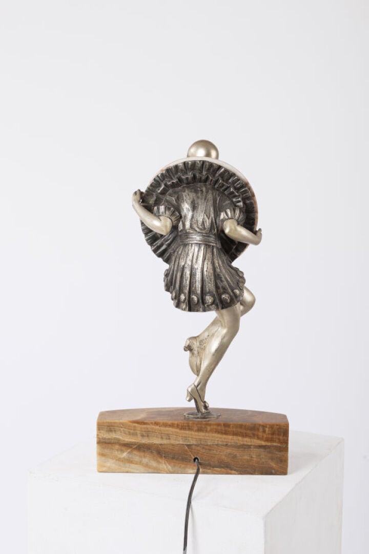 PIERRE LAUREL DIT PIERRE LE FAGUAYS (1892-1962) - Sculpture éclairante en bronz…