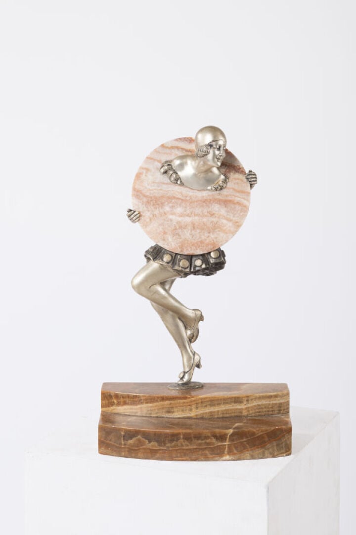 PIERRE LAUREL DIT PIERRE LE FAGUAYS (1892-1962) - Sculpture éclairante en bronz…