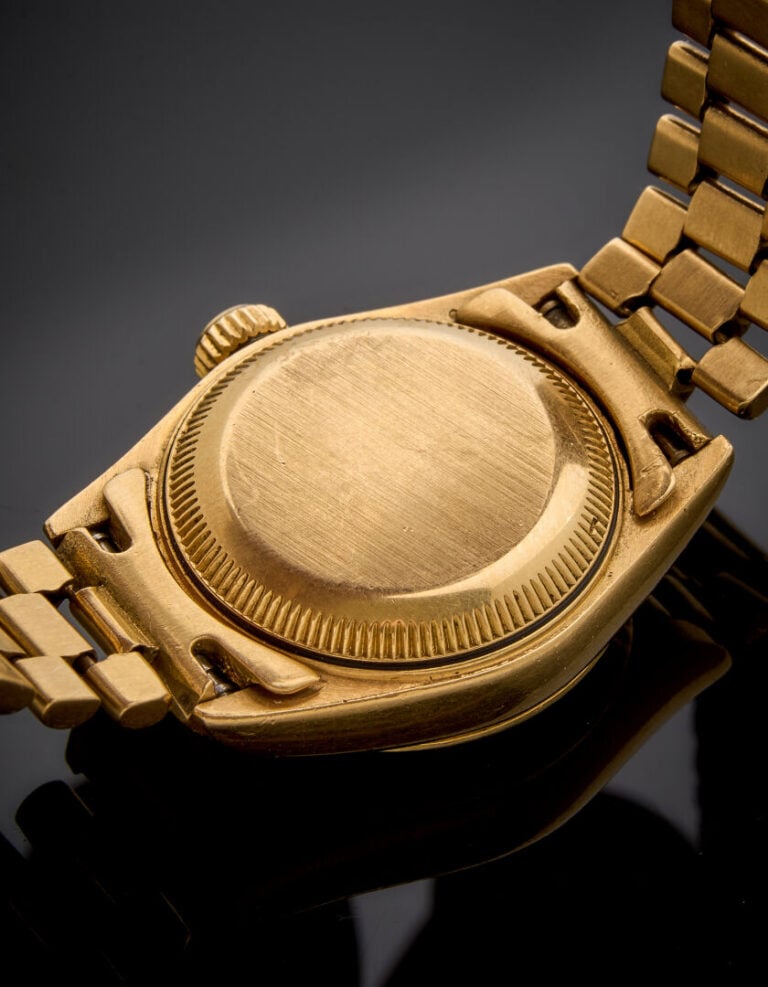 ROLEX - - BRACELET MONTRE ronde de dame, modèle "Oyster Perpetual Datejust" en…
