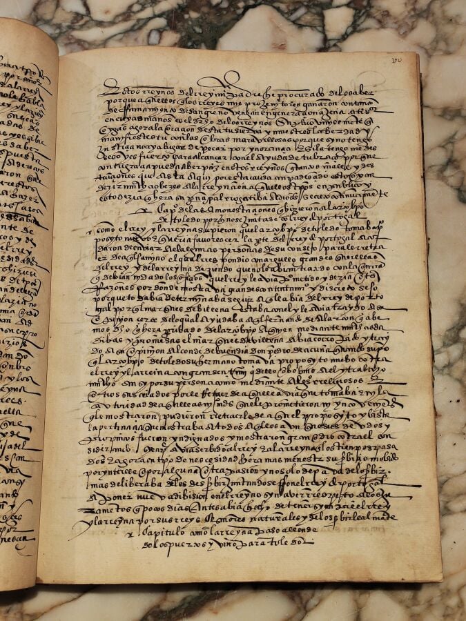 « Coronica de Doña Isabel la Católica » - Manuscrit de 289 feuillets sur papier…