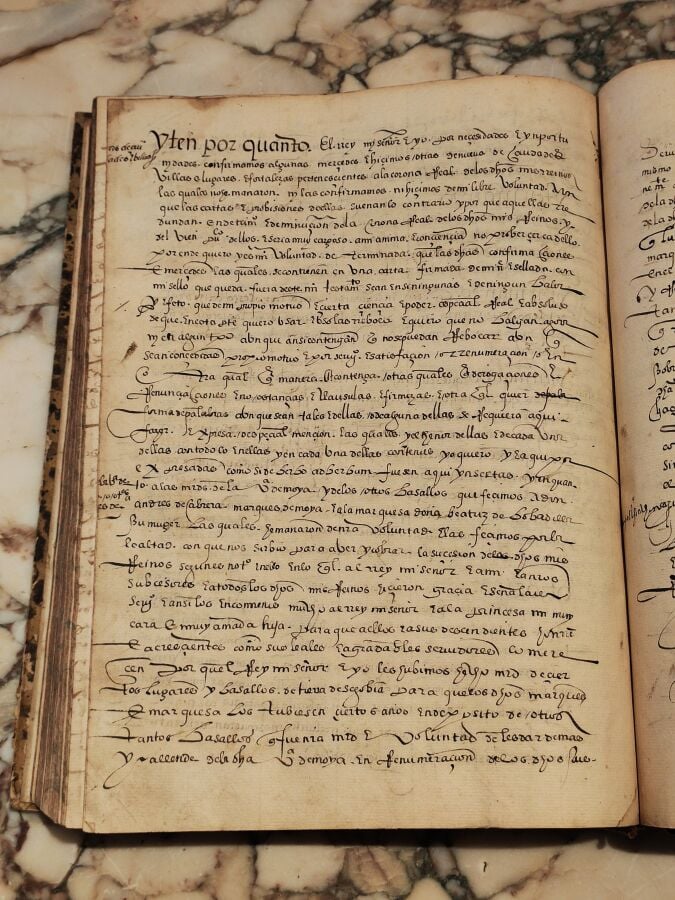 « Coronica de Doña Isabel la Católica » - Manuscrit de 289 feuillets sur papier…