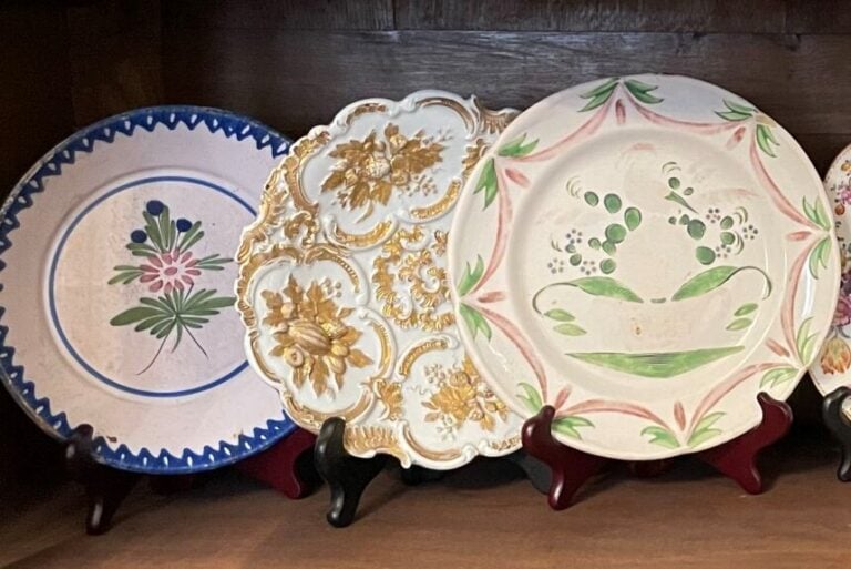Lot de 5 assiettes dépareillées