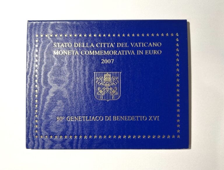 2 Euros 2007 , 80eme anniversaire de Benoit XVI - Etat : BU