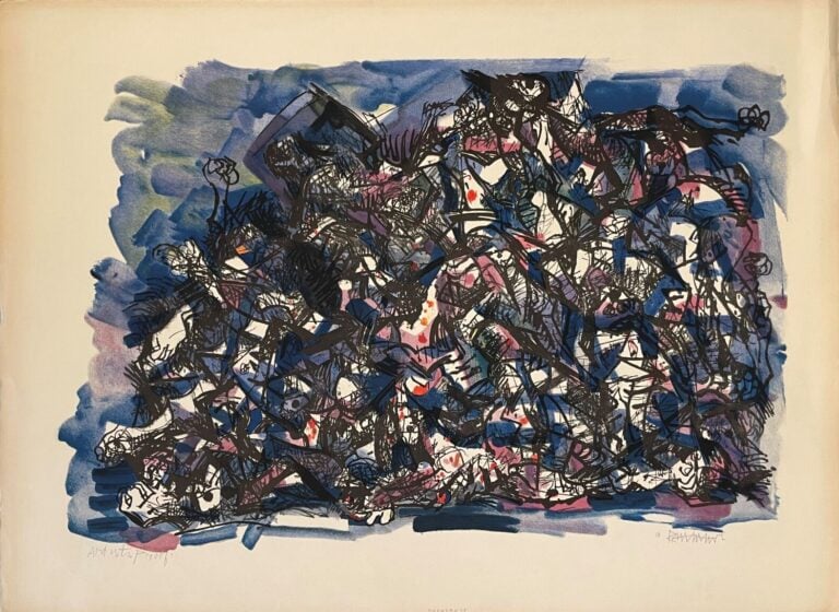 Abraham RATTNER (1895-1978) - Compositions - - Ensemble de 2 lithographies sur…