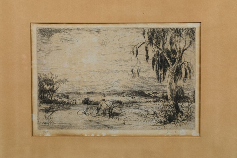 Adolphe Marie BEAUFRERE (1876-1960) - Paysage aux vaches ; Paysage ; Sainte Dév…