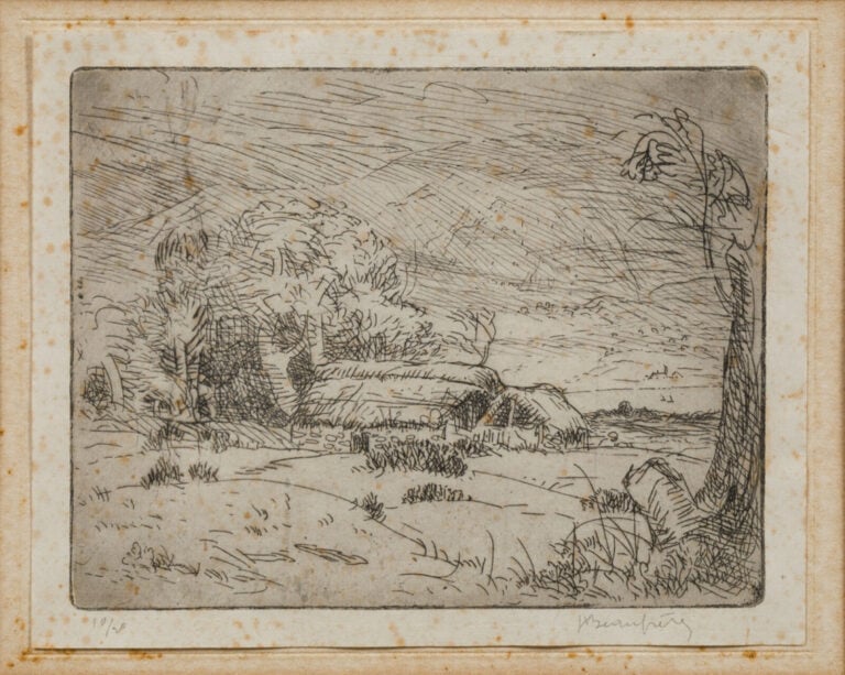 Adolphe Marie BEAUFRERE (1876-1960) - Paysage aux vaches ; Paysage ; Sainte Dév…