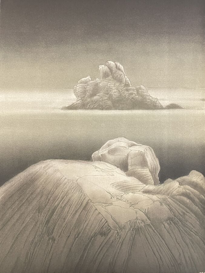 Alain LE FOLL (1934-1981) - - Rochers - - Ensemble de six lithographies sur pap…
