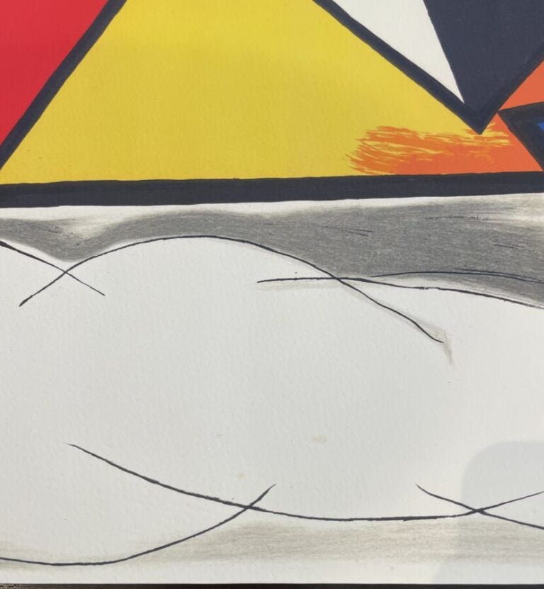 Alexander CALDER (1898-1976) - Hommages aux Pyramides, 1970 - - Lithographie en…
