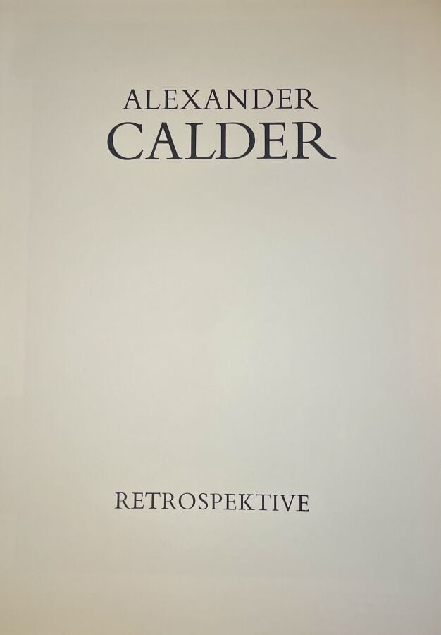Alexandre CALDER, Crags and critters, 1975, catalogue comprenant 4 lithographie…