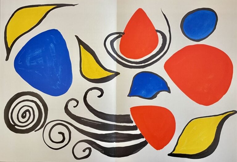 Alexandre CALDER, Crags and critters, 1975, catalogue comprenant 4 lithographie…