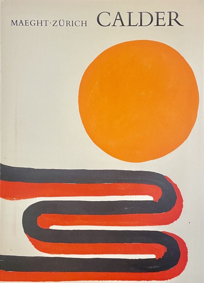 Alexandre CALDER, Crags and critters, 1975, catalogue comprenant 4 lithographie…