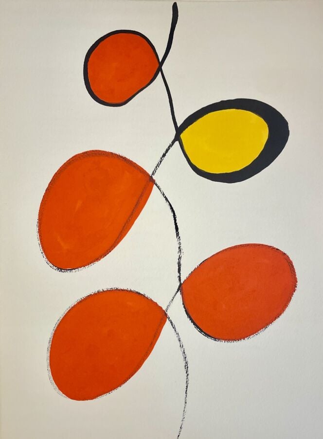 Alexandre CALDER, Crags and critters, 1975, catalogue comprenant 4 lithographie…