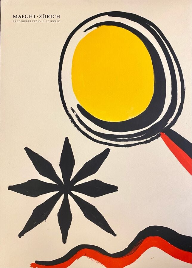 Alexandre CALDER, Crags and critters, 1975, catalogue comprenant 4 lithographie…
