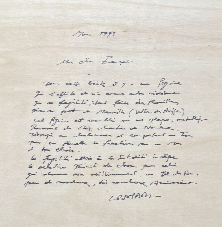 BAYARD Yves (né en 1942) - Tête et rouille - Plaque de tôle de Nanterre et roui…