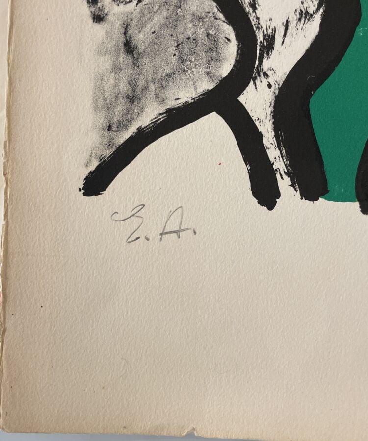 Bengt LINDSTRÕM (1925-2008) - Nuit de Saint-Jean - Lithographie sur vélin, sign…