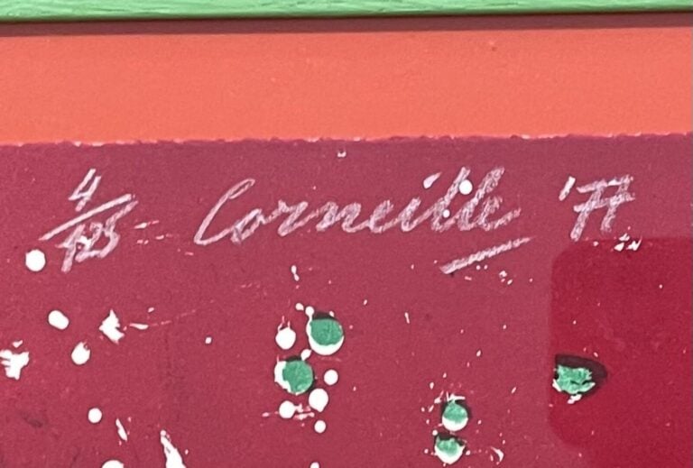 CORNEILLE (1922-2010) - Herbes, 1977 - - Lithographie sur vélin, signée en numé…