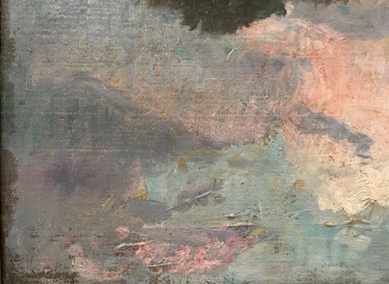 ECOLE du XXème siècle - Paysage - Huile sur toile, porte la signature « Henri M…