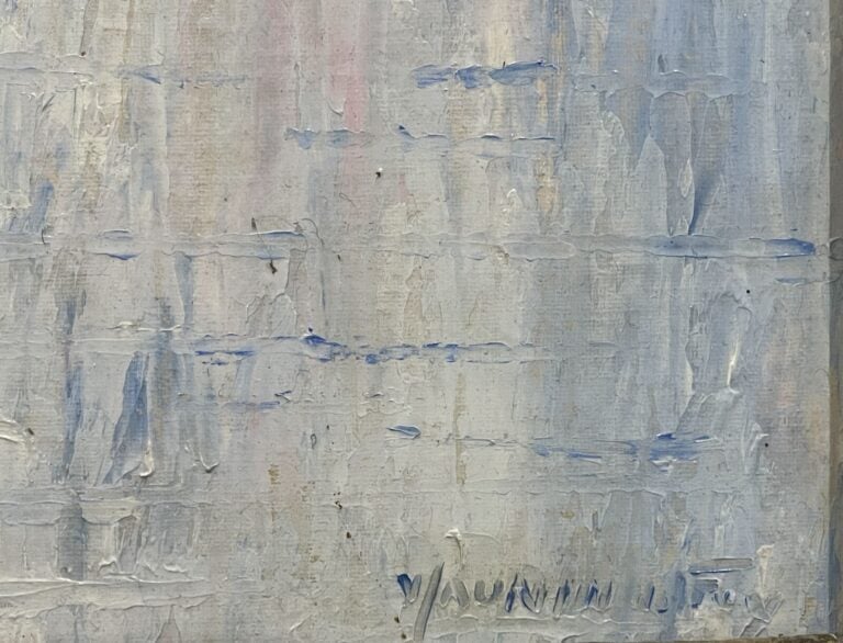 ECOLE du XXème siècle - Vue de Venise - Huile sur toile, signée en bas à droite…
