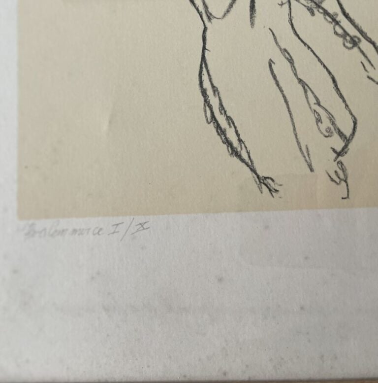 Egon SCHIELE (1890-1918) d'après - Autoportrait, 2007 - Lithographie sur papier…
