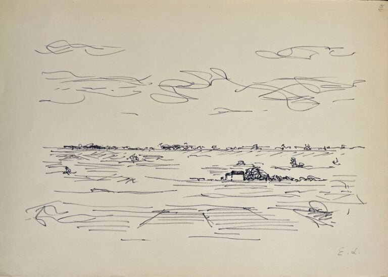 Émile LAHNER (1893-1980) - Marines - Ensemble de douze œuvres originales sur pa…