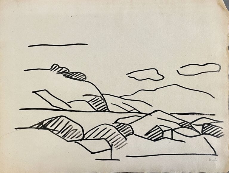 Émile LAHNER (1893-1980) - Paysage et Marines - Ensemble de treize œuvres origi…